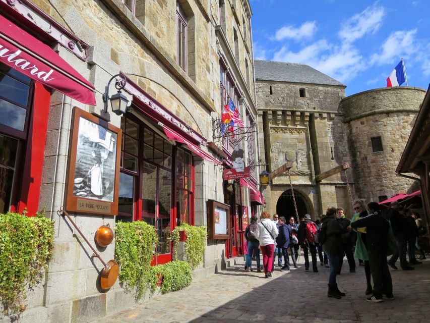 From Paris: Small-Group Mont St Michel Tour & Cider Tasting - Approaching the island and entering the medieval town