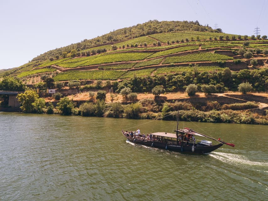 From Pinhão: Douro Valley Rabelo Boat Tour with Port Wine - Passing Romaneira, Roêda, and Roncão