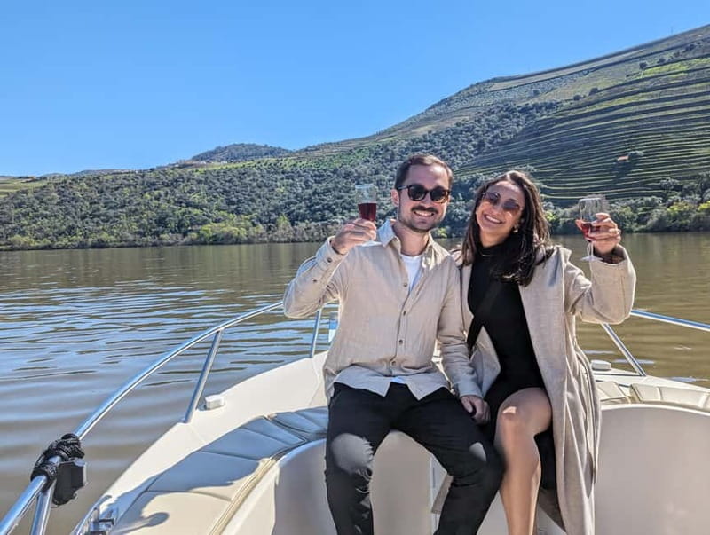 From Porto: Tastings at 2 Wineries, Chef's Lunch & Boat Tour - The private boat ride on the Douro