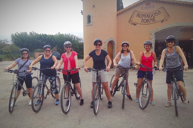 From Sitges: Bike Tour and Winery Visit with Free Hotel Pick Up. - A Mostly Flat Ride With One Short Challenge