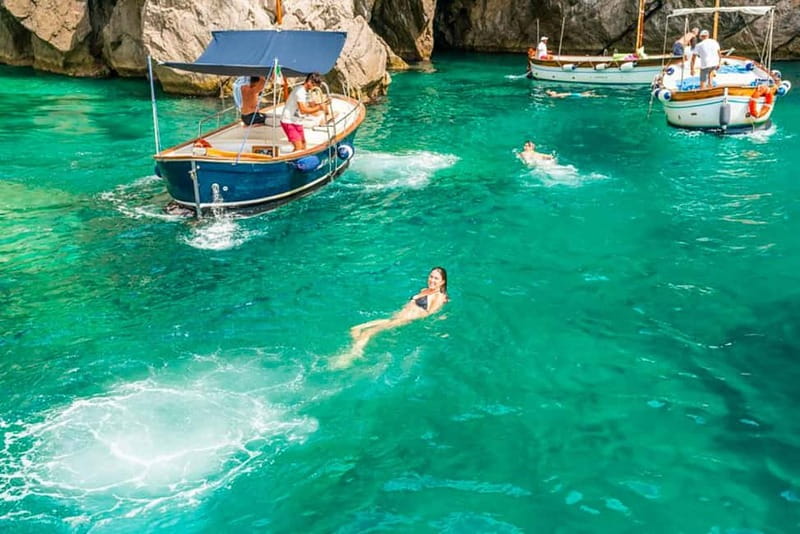 From Sorrento: Capri Boat Cruise with Swimming and Prosecco - Key points to know before you book