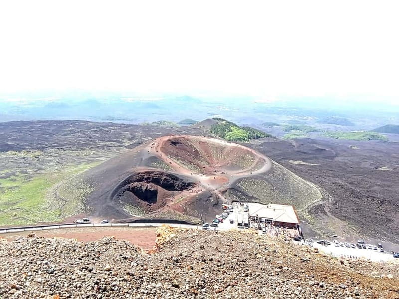 From Taormina: Etna Walking Tour and Wine Tasting in Winery - Walking across craters and old lava flows