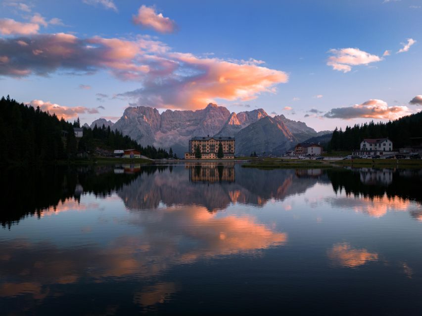 From Venice: Dolomites and Prosecco Hills Day Trip with Wine - Auronzo Lake and the approach to Misurina