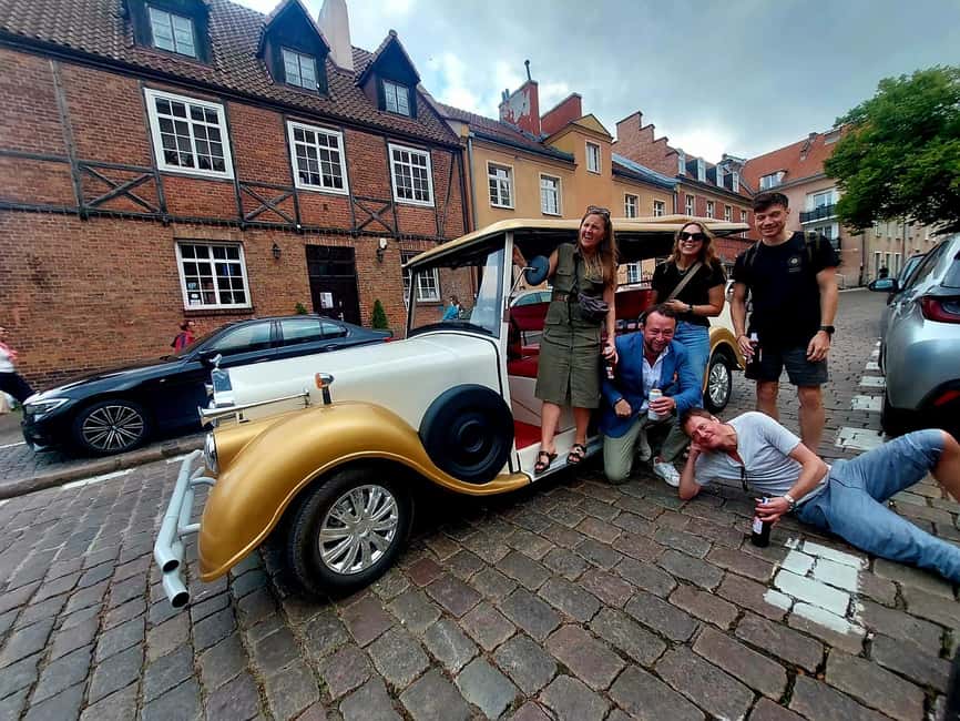 Gdansk:UNLIMITED beer incl. City Tour By Golf Cart - Churches, royal details, and the medieval center