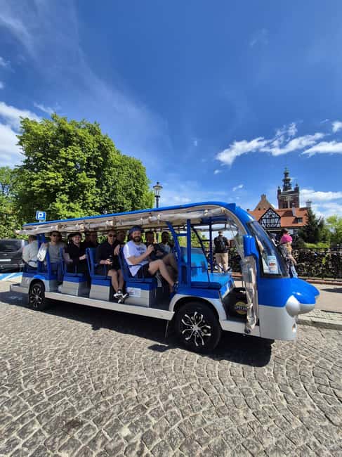 Gdansk:UNLIMITED beer incl. City Tour By Golf Cart - The Crane, Soldek, and the waterfront