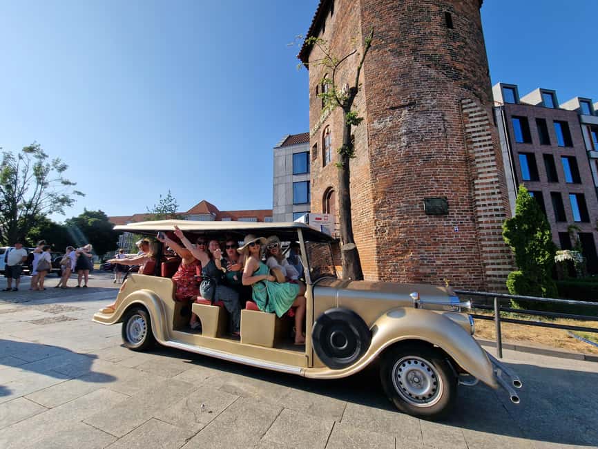 Gdansk:UNLIMITED beer incl. City Tour By Golf Cart - What the guides add to the ride
