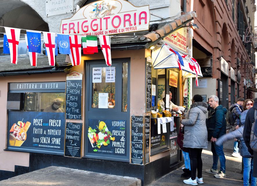Genoa: The Ultimate Traditional Food and Drinks Tour - Dessert, coffee, and the route back to Molo Ponte Calvi