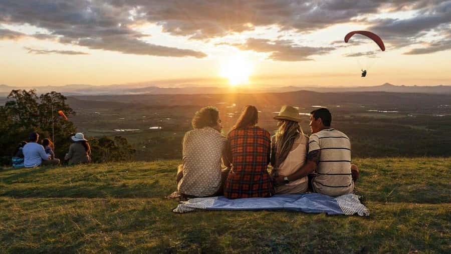 Gold Coast: Tamborine Mountain Local Winery Tour with Lunch - Witches Falls adds an optional cheese stop