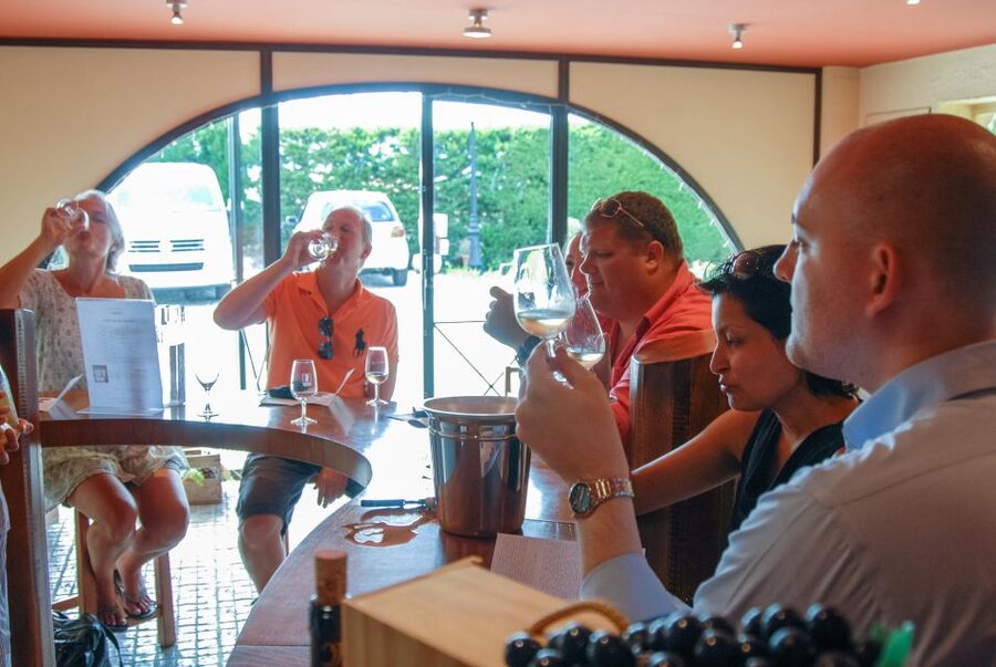 Grasse, Valbonne & Gourdon: Day Tour with Wine Tasting - What the van ride means for your day