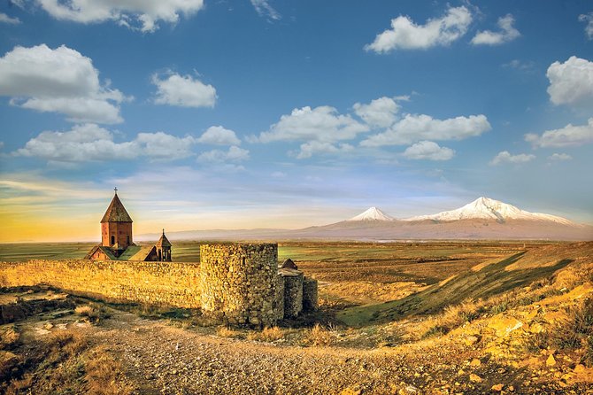 Group tour: Khor Virap, Noravank, Areni Winery and Cave - Khor Virap and the view toward Mount Ararat