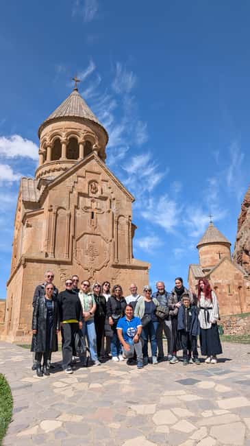 Group tour: Khor Virap, Noravank, Jermuk, Areni wine tasting - Noravank among the red cliffs