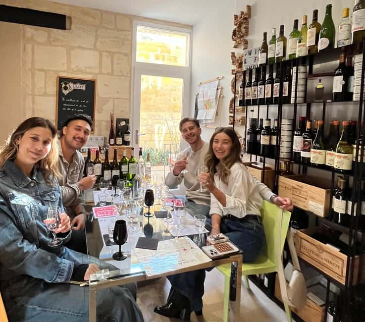 Guided Bordeaux Wine Tasting Class with 6 Wines and pairings - Key points at a glance