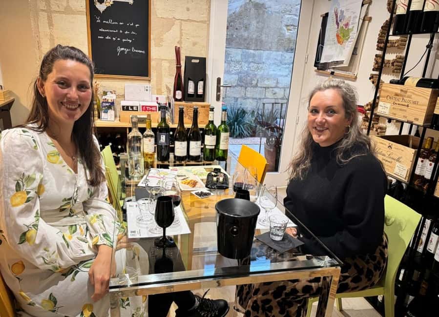 Guided Bordeaux Wine Tasting Class with 6 Wines and pairings - Price, timing, and who gets the best value