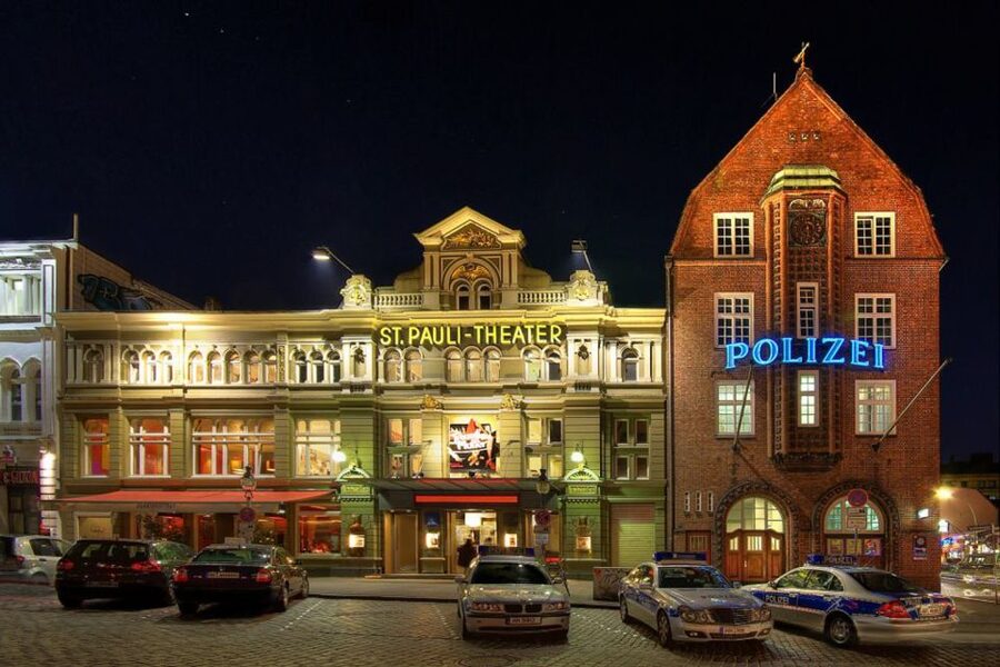Hamburg: St. Pauli Highlights Guided Tour with Beer for 18+ - Hans-Albers-Platz and the nightlife rhythm