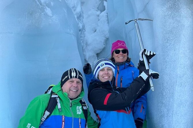 Hike Matanuska Glacier w/Alaska Local Honey, Wine Tasting - Entering Matanuska Glacier on foot
