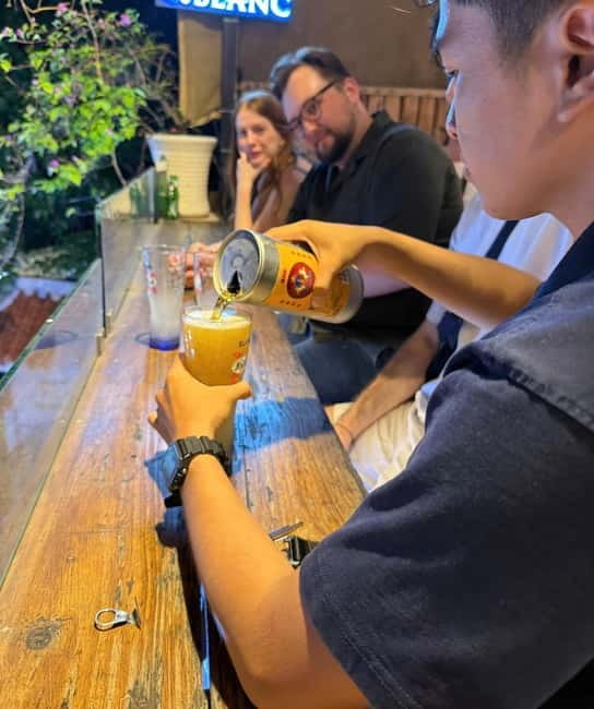 Ho Chi Minh City: Craft Beer and Local Food Tour by Scooter - Five beers, with one important qualification