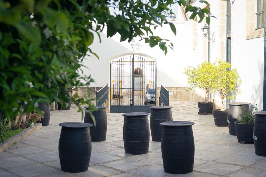 Jerez: Bodegas Álvaro Domecq Guided Tour with Wine Tasting - Inside the historic cellars
