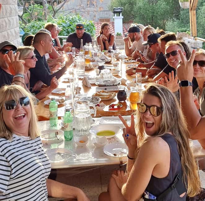 Korcula: Buggy Safari with Local Food and Wine Tasting - The homemade feast at Branko and Ana’s home