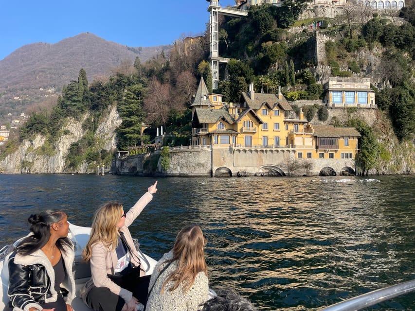 Lake Como: Shared Boat Tour with Prosecco Aperitif - The boat, seating, and weather