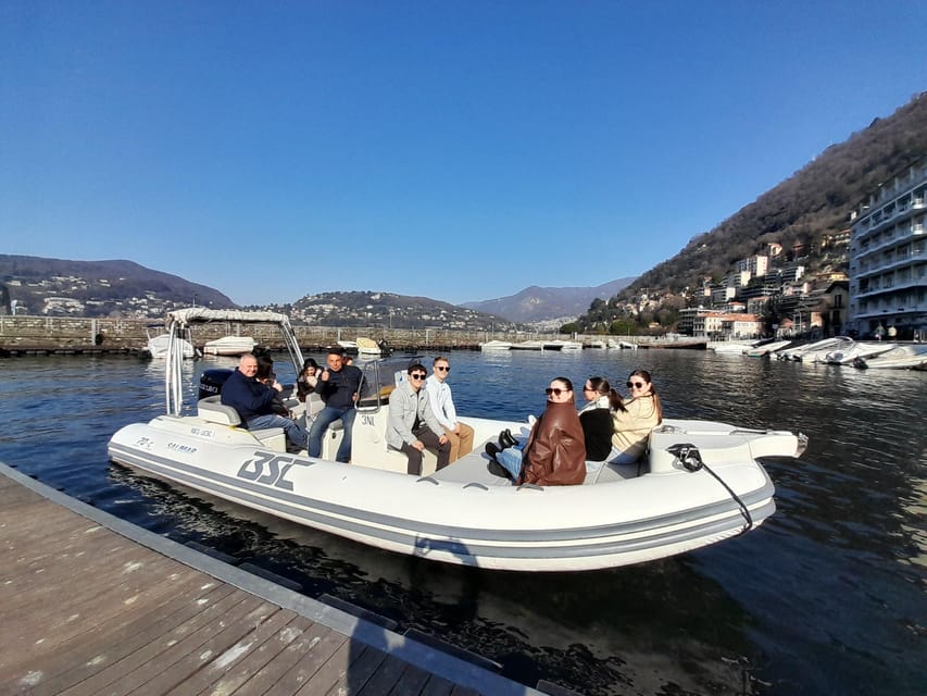 Lake Como: Shared Boat Tour with Prosecco Aperitif - Villa Geno and the Como waterfront