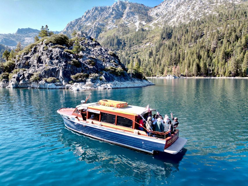 Lake Tahoe: Emerald Bay Sunset Wine Tasting Yacht Cruise - Leaving Tahoe Keys for the open lake