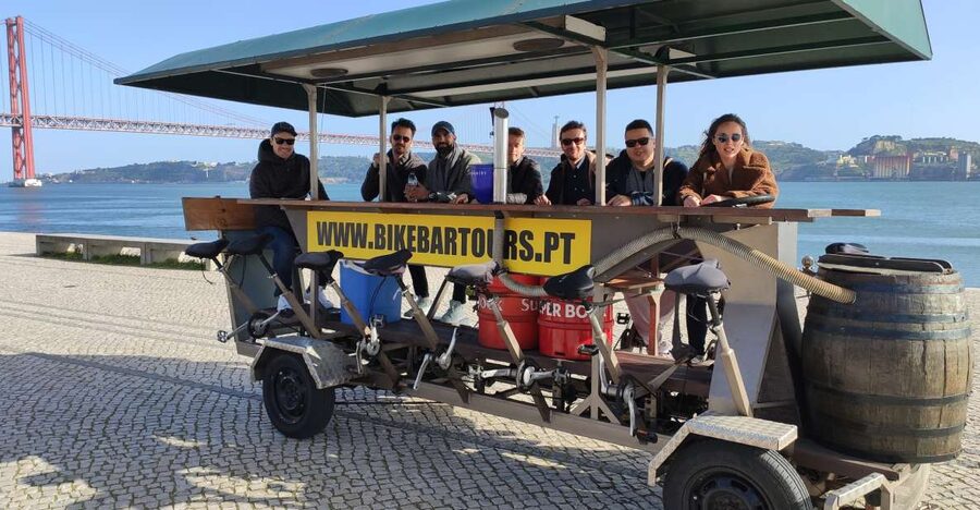 Lisbon: 1-Hour Beer Bike Tour with Draft Beer & Sangria Ride - Quick facts before you book