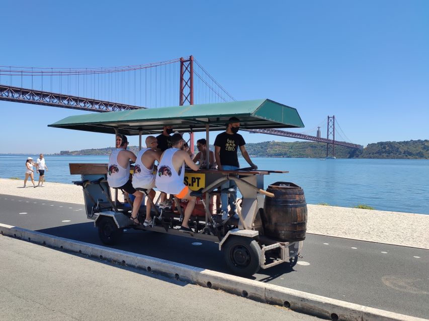 Lisbon: 1-Hour Beer Bike Tour with Draft Beer & Sangria Ride - MAAT, the Electricity Museum, and riverside architecture