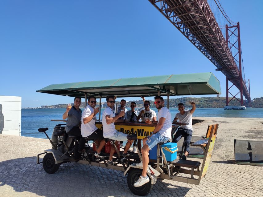 Lisbon: 1-Hour Beer Bike Tour with Draft Beer & Sangria Ride - Beer, sangria, soft drinks, and the music