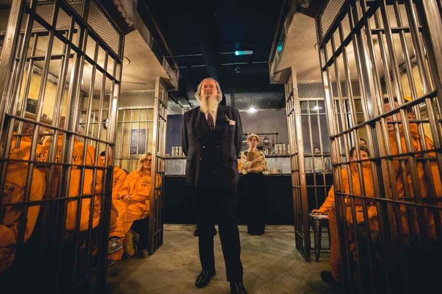 London: Alcotraz Immersive Prison Cocktail Experience Ticket - Passing the Metal Detector and Getting Into Character