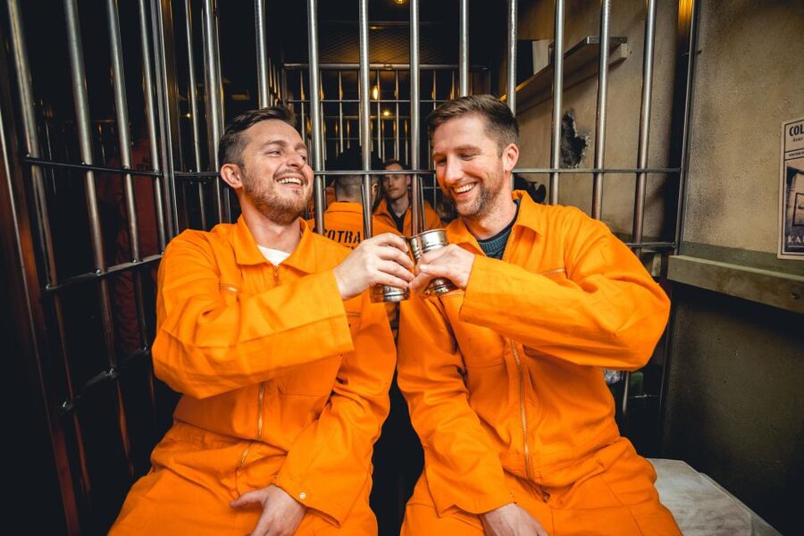 London: Alcotraz Immersive Prison Cocktail Experience Ticket - A Prison Set With a Movie Feel
