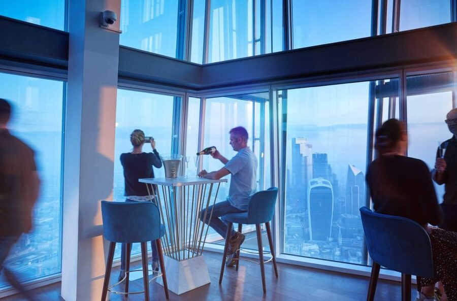 London: The Shard Entry Ticket with Champagne - Multimedia displays that put London below you in context