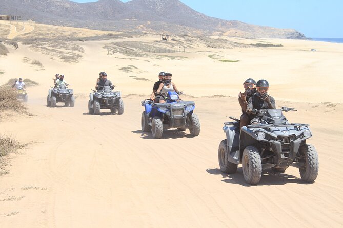 Los Cabos Beach & Desert Tour in Automatic ATV + Tequila Tasting - Riding through desert trails and dry riverbeds