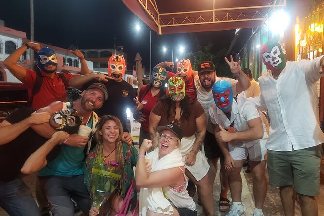 Lucha Libre, Tacos, Margaritas,Tequila and Night Market Tour - Mariachi, masks, and the market walk