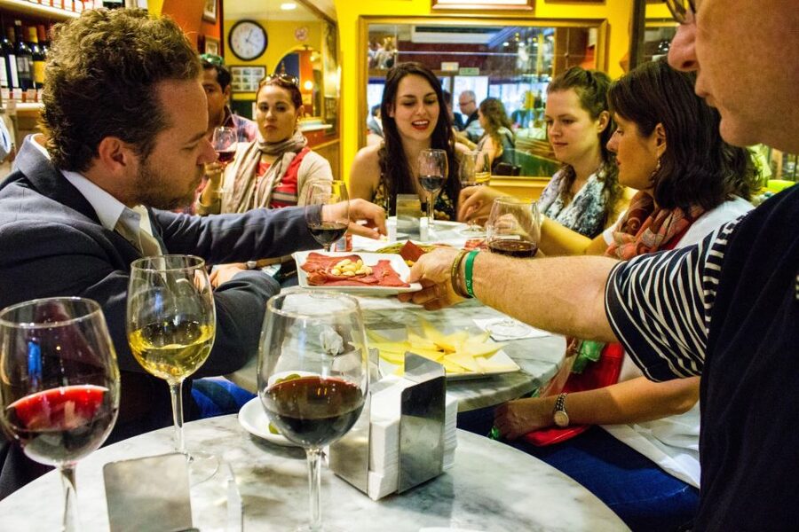 Madrid: Tapas & Wine Tasting Tour with Local Guide - Starting beside García Lorca in Santa Ana Square