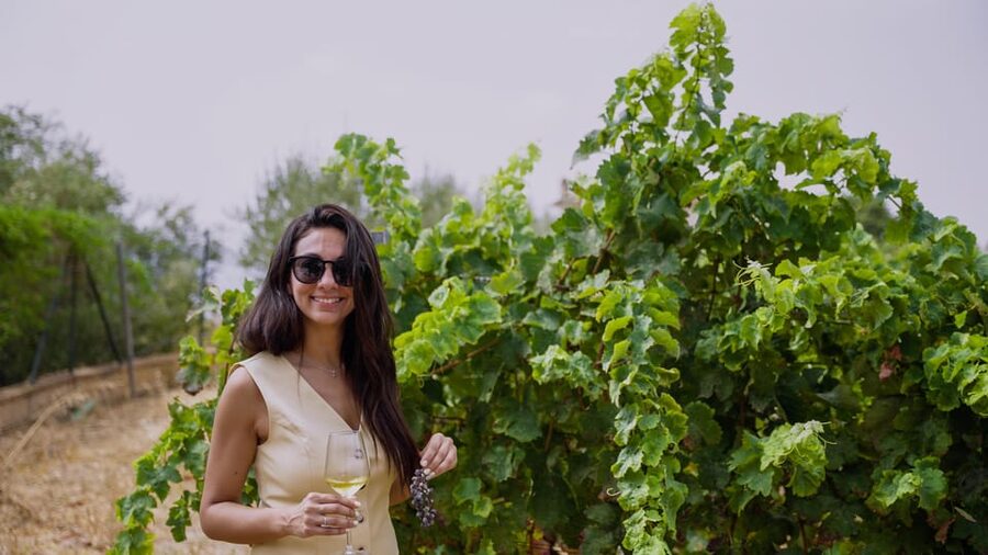 Malaga: Organic Vineyard Tour with 6 Wines, Tapas & Transfer - Viñedo Malvajio and the short vineyard walk