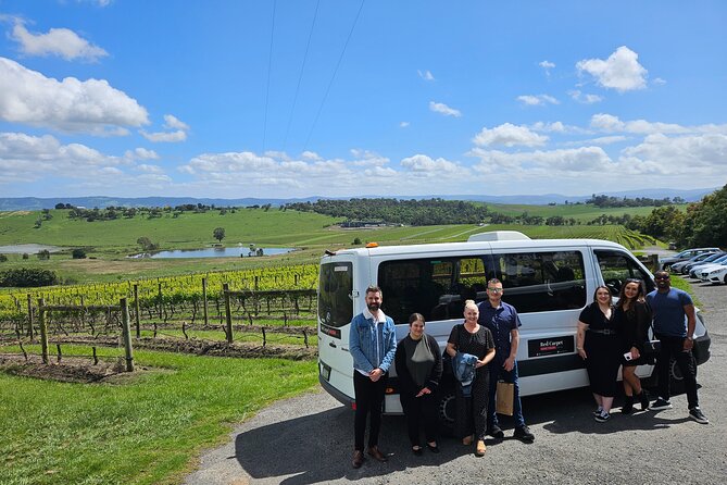 Melbourne: Yarra Valley Wine, Gin, Whisky and Chocolate Tour - Soumah: five wines with a countryside view