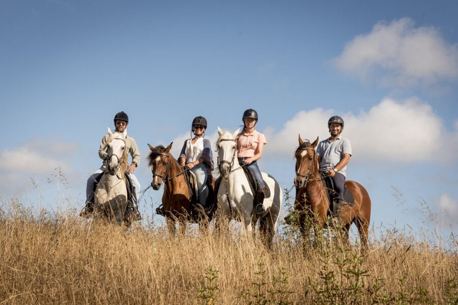 Melides: Horse Riding on the Beach with Wine Tasting - Riding across a beach that keeps going