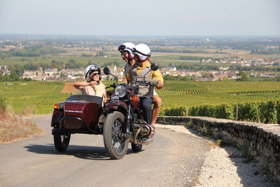 Meursault: Tour of the Vineyards on Motorbike with Sidecar - Why a sidecar is a smart way to see Burgundy