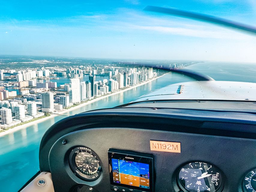 Miami Beach: Private Luxury Airplane Tour with Champagne - A private airplane view of Miami Beach