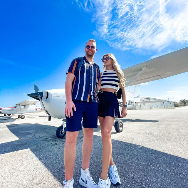 Miami Beach: Private Luxury Airplane Tour with Champagne - Vizcaya Museum and Gardens from above