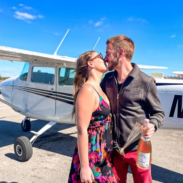 Miami Beach: Private Luxury Airplane Tour with Champagne - Key Biscayne and Bill Baggs Cape Florida