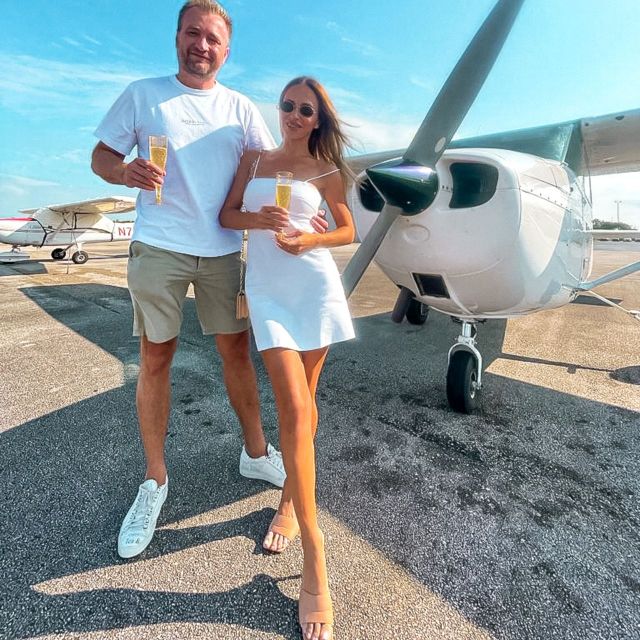 Miami Beach: Private Luxury Airplane Tour with Champagne - Photos, comfort, and the small-airplane tradeoff