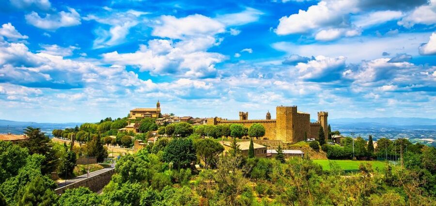Montalcino: Castle and Vineyards Tour with Tasting - The Peruzzi bridge and the small chapel