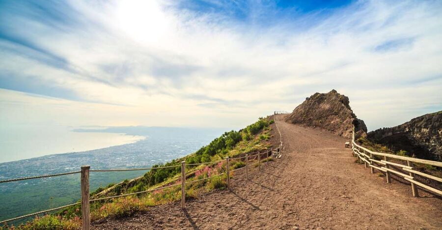 Mount Vesuvius 4-Hour Volcano Tour with Wine Tasting - The mountain road and Vesuvius National Park