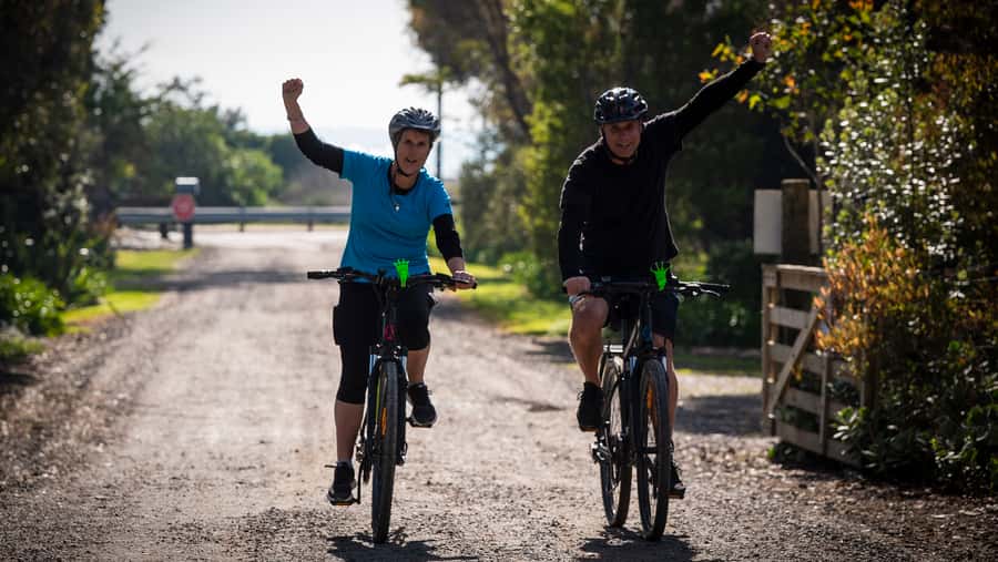 Napier: Cape Coast Winery Tour on E-Bikes - Riding the Cape Kidnappers coast