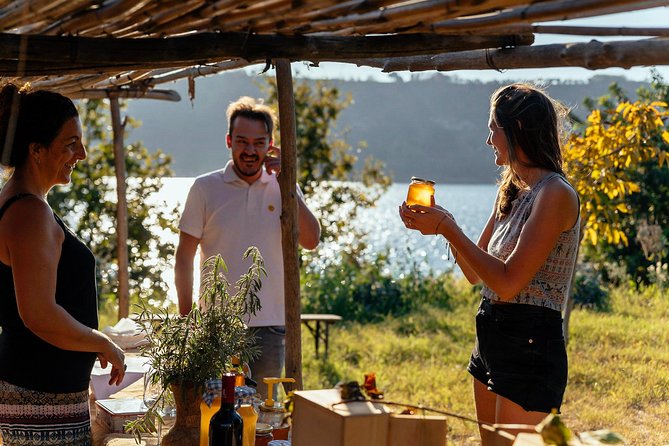 Naples Scenic E-Bike Ride to a Local Vineyard with Meal - Lake Averno and the vineyard setting