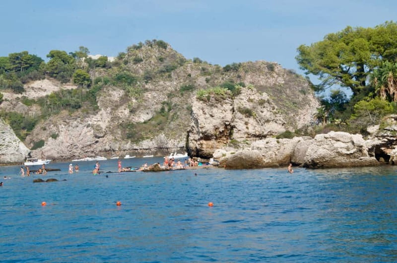 Naxos: Taormina Boat Tour with Snorkeling and Prosecco - Isola Bella, the heart of the outing