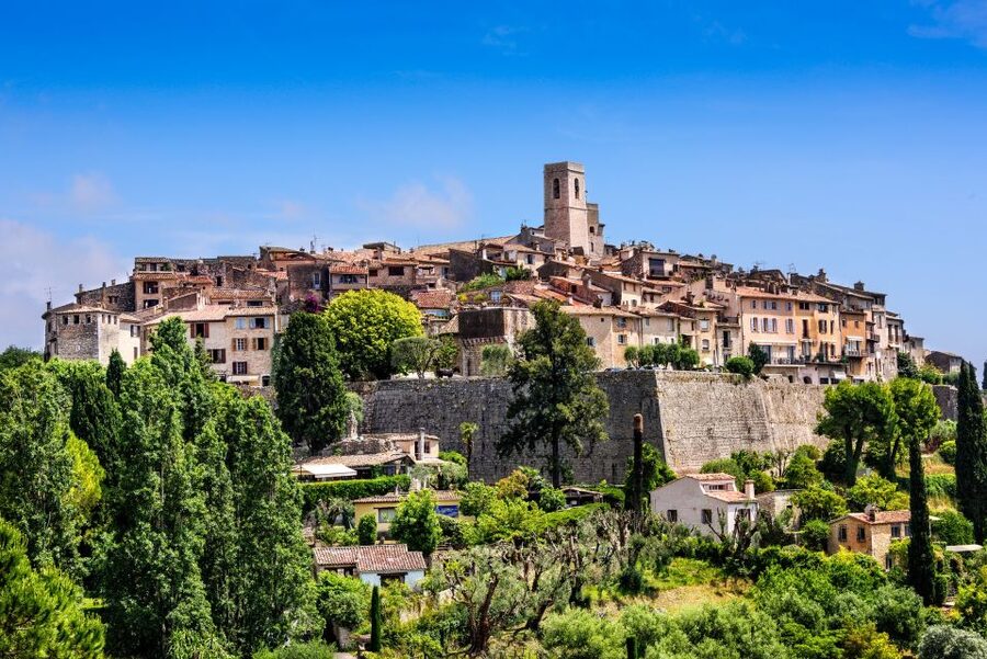 Nice: Half-Day Saint Paul de Vence and Wine Tasting Tour - The drive from Nice to the hills