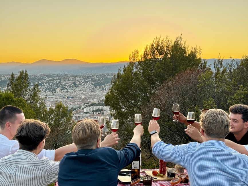 Nice: Sunset & Wine Tasting in a historic Land Rover - What you actually eat and drink