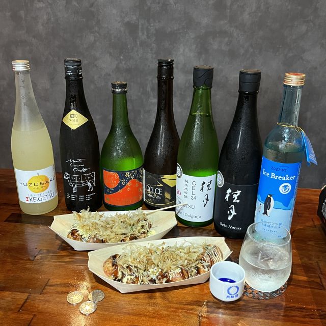 Osaka Sake Tasting with Takoyaki Cooking - What the two-hour schedule feels like